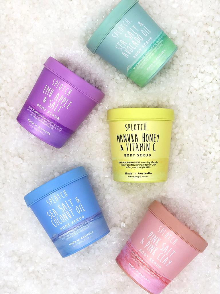 Organik Botanik Splotch Coarse Body Scrub Tub Sea Salt & Coconut Oil