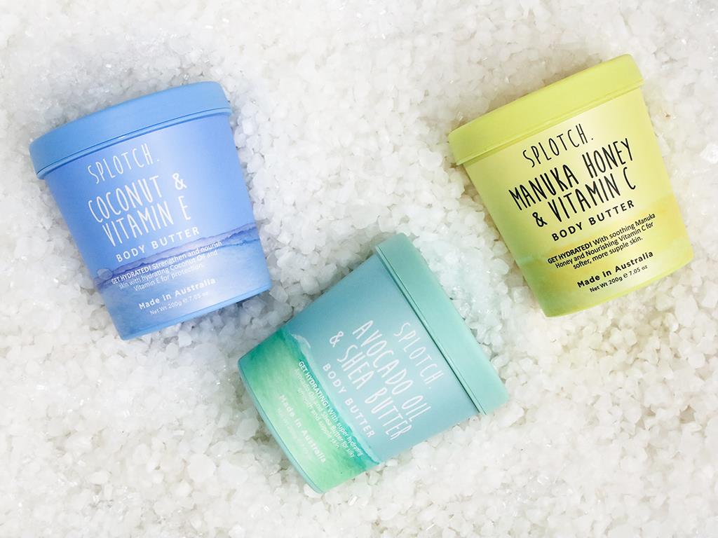 Organik Botanik Splotch Body Butter Tub with Coconut Oil & Vitamin E