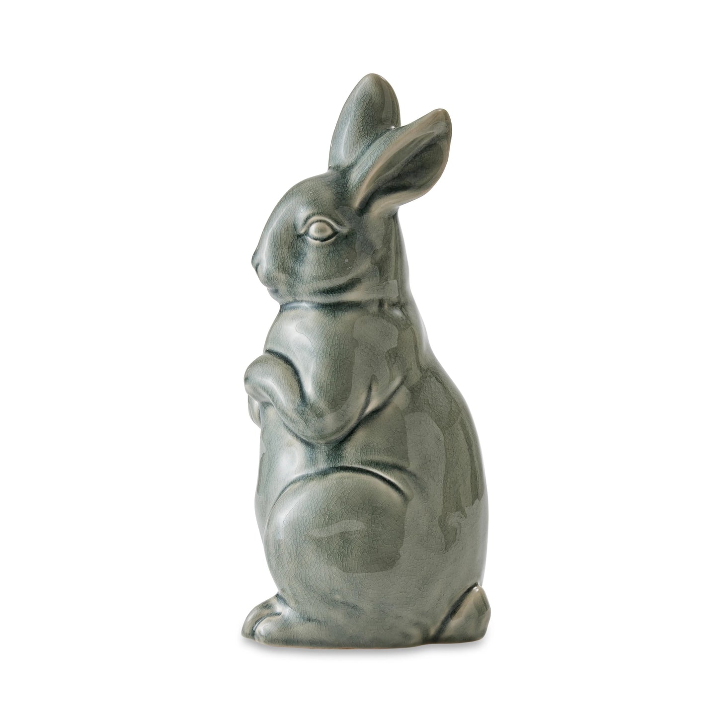 Bunny Sage Green Standing Ceramic Figurine Decor 2X12X27CM