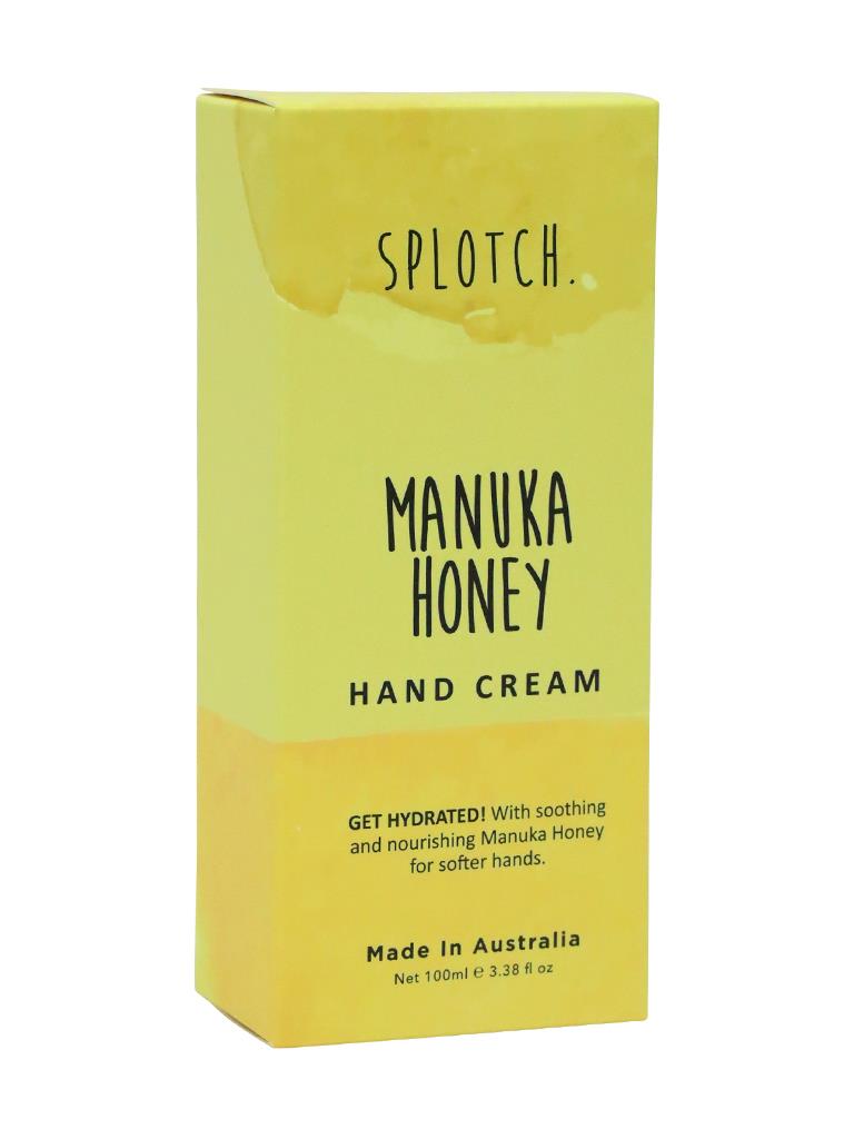 Organik Botanik Splotch 100ml Manuka Honey Boxed Hand Cream Moisturizer