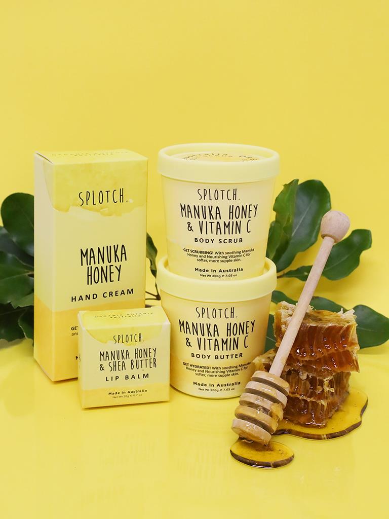 Organik Botanik Splotch 100ml Manuka Honey Boxed Hand Cream Moisturizer