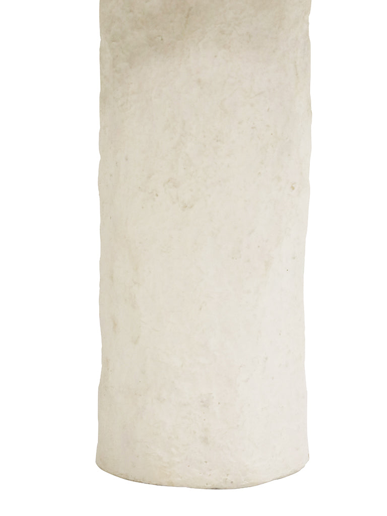 Mushroom Table Lamp Paper Mache Off White 45CM