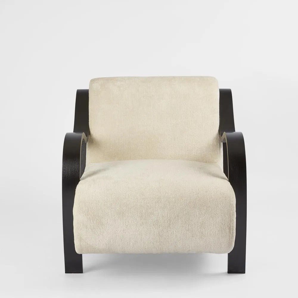 Apollo Armchair Ivory & Black PRE ORDER ETA 17-05-2025