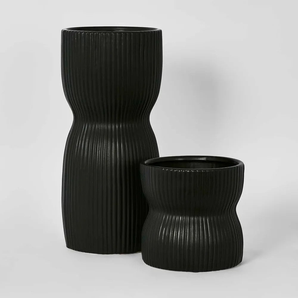 Austin Decorative Vase Black Small