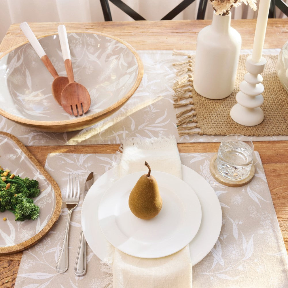 J.Elliot Bindi 4 pack placemats in grey beige