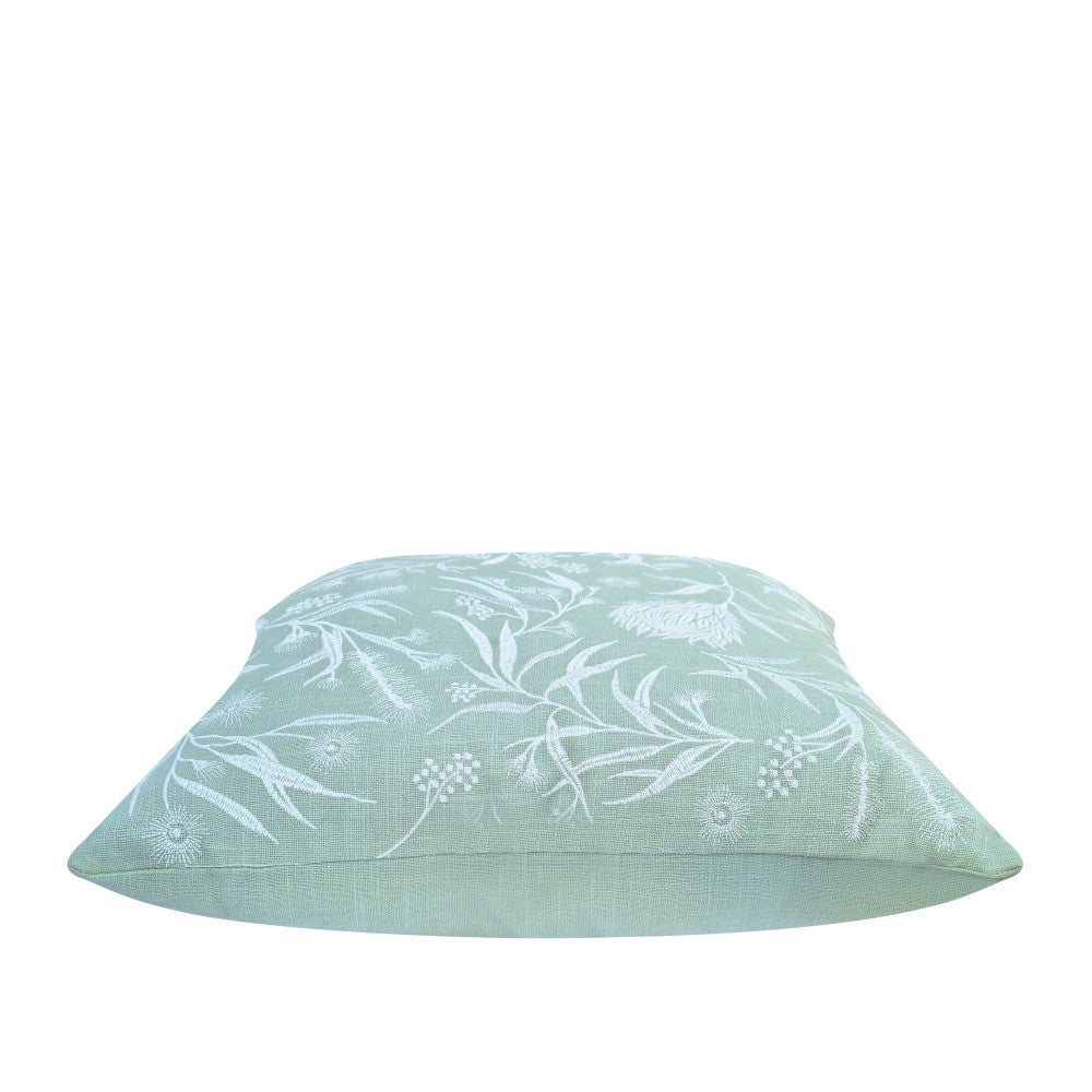 J.Elliot Bindi Mint & Ivory Floral Cushion 50x50cm