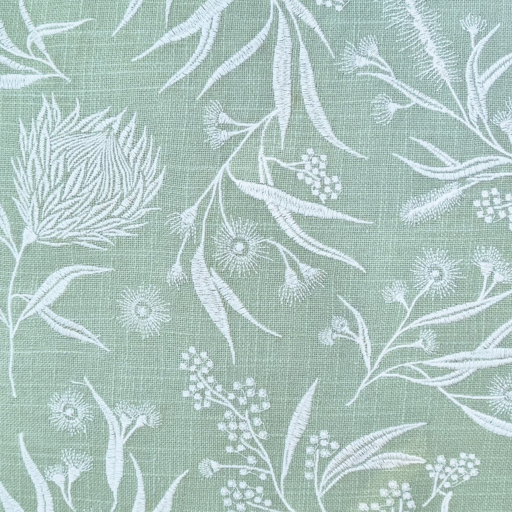 J.Elliot Bindi Mint & Ivory Floral Cushion 50x50cm