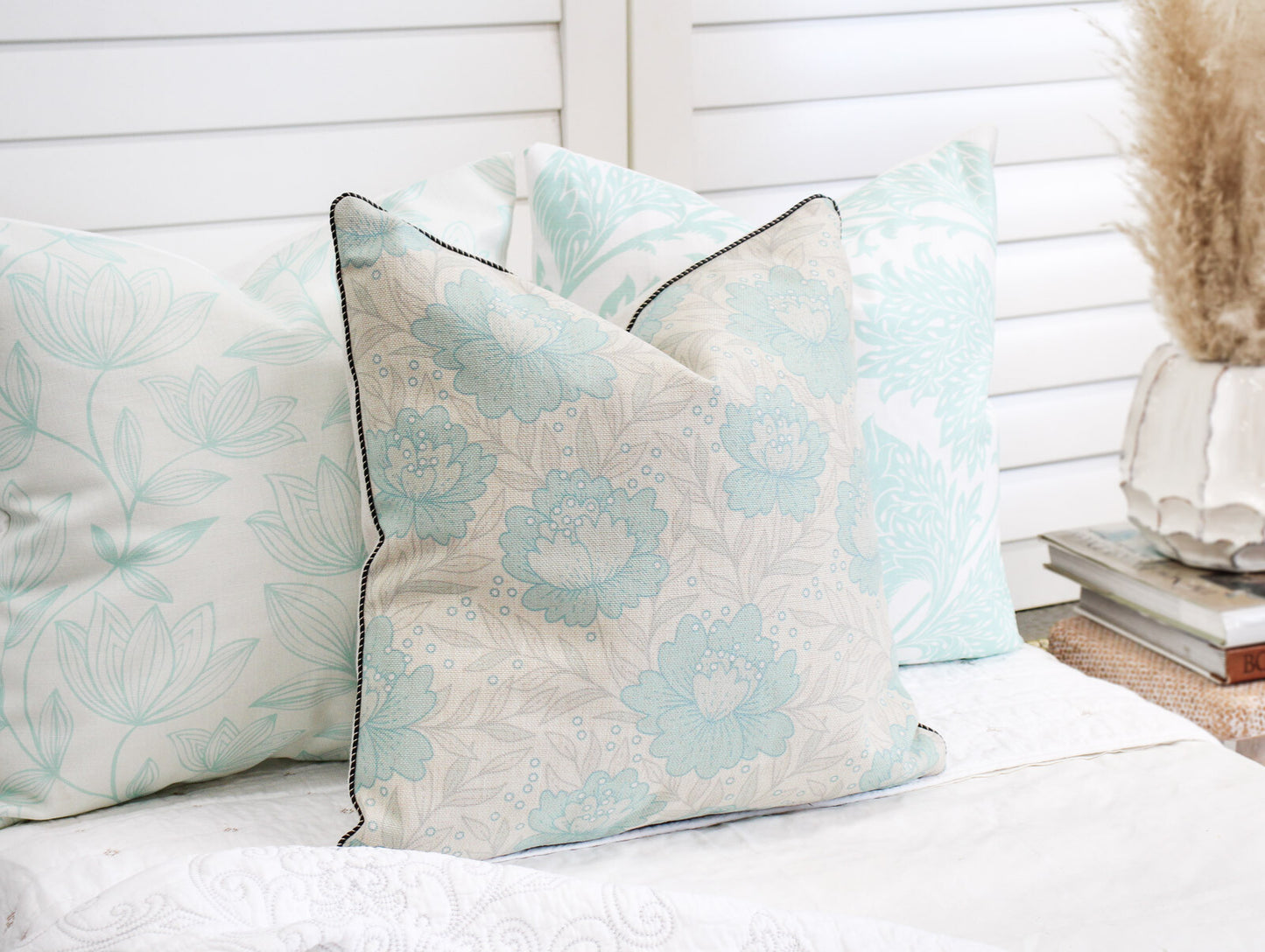 Summer Mist Floral Cushion 50x50cm