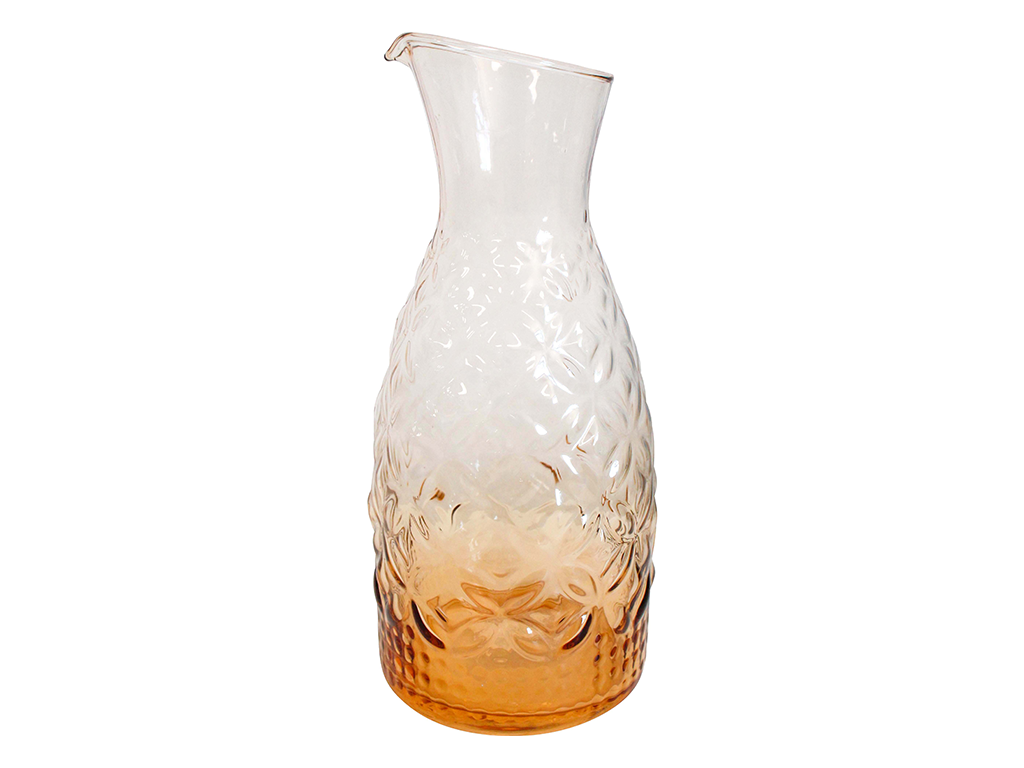 Peach Vintage Decanter Jug