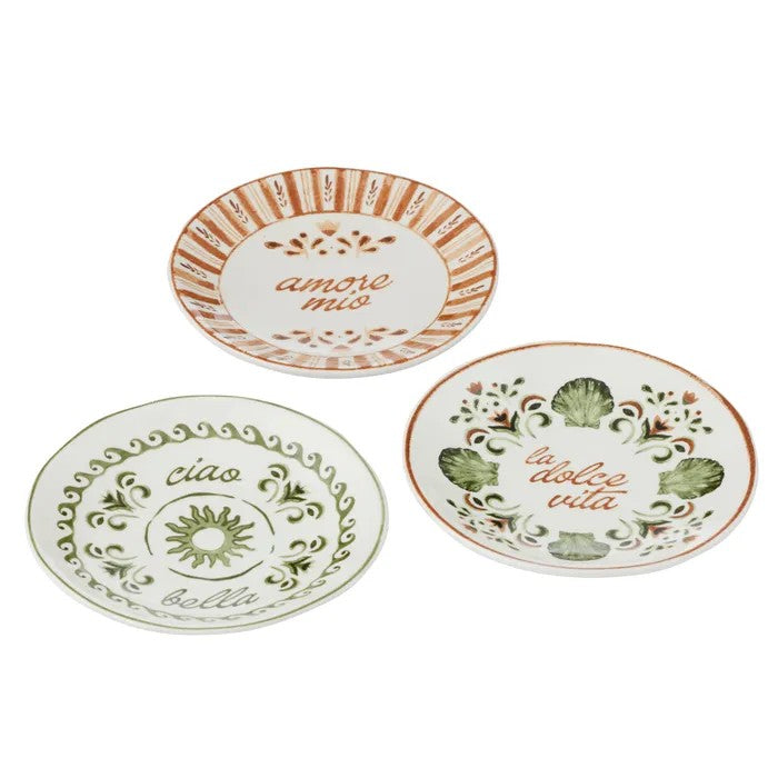 Dolce Vita Ceramic Dishes 15.5cm 3 Set