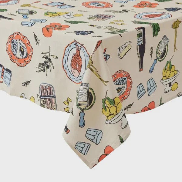 Deli Cotton Tablecloth 140x240cxm Multi
