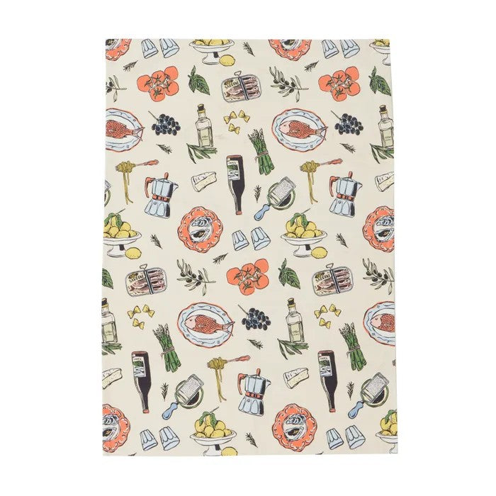 Deli Cotton Tea Towel 50x70cm Multi