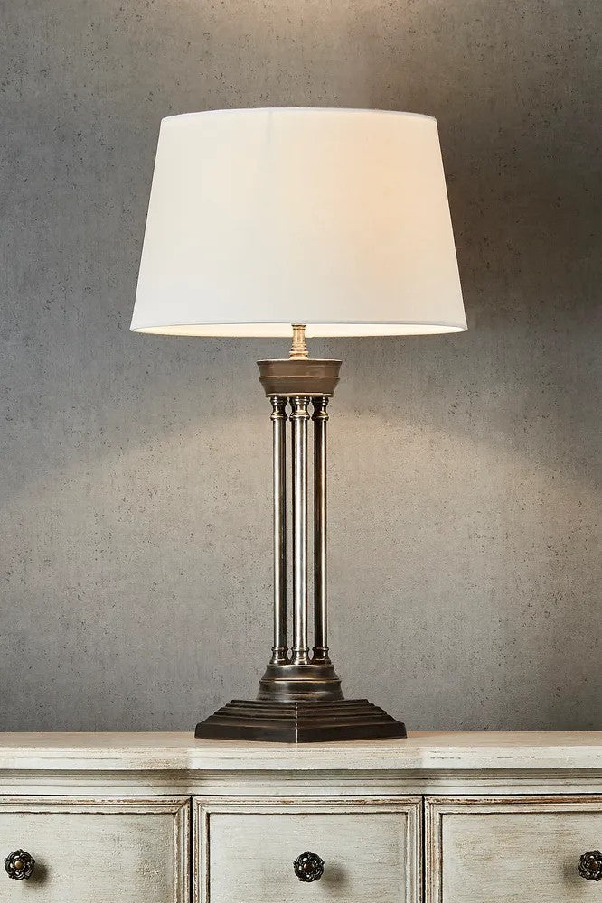 Hudson Table Lamp Base Antique Silver ETA 28/11/2025
