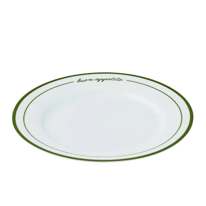 Set of 6 Osteria Ceramic Dinner Plates 27cm Buon Appetito