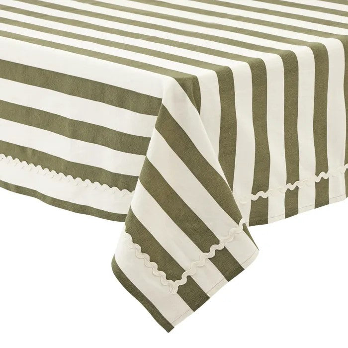 Orla Cotton Tablecloth 150x250cm Olive