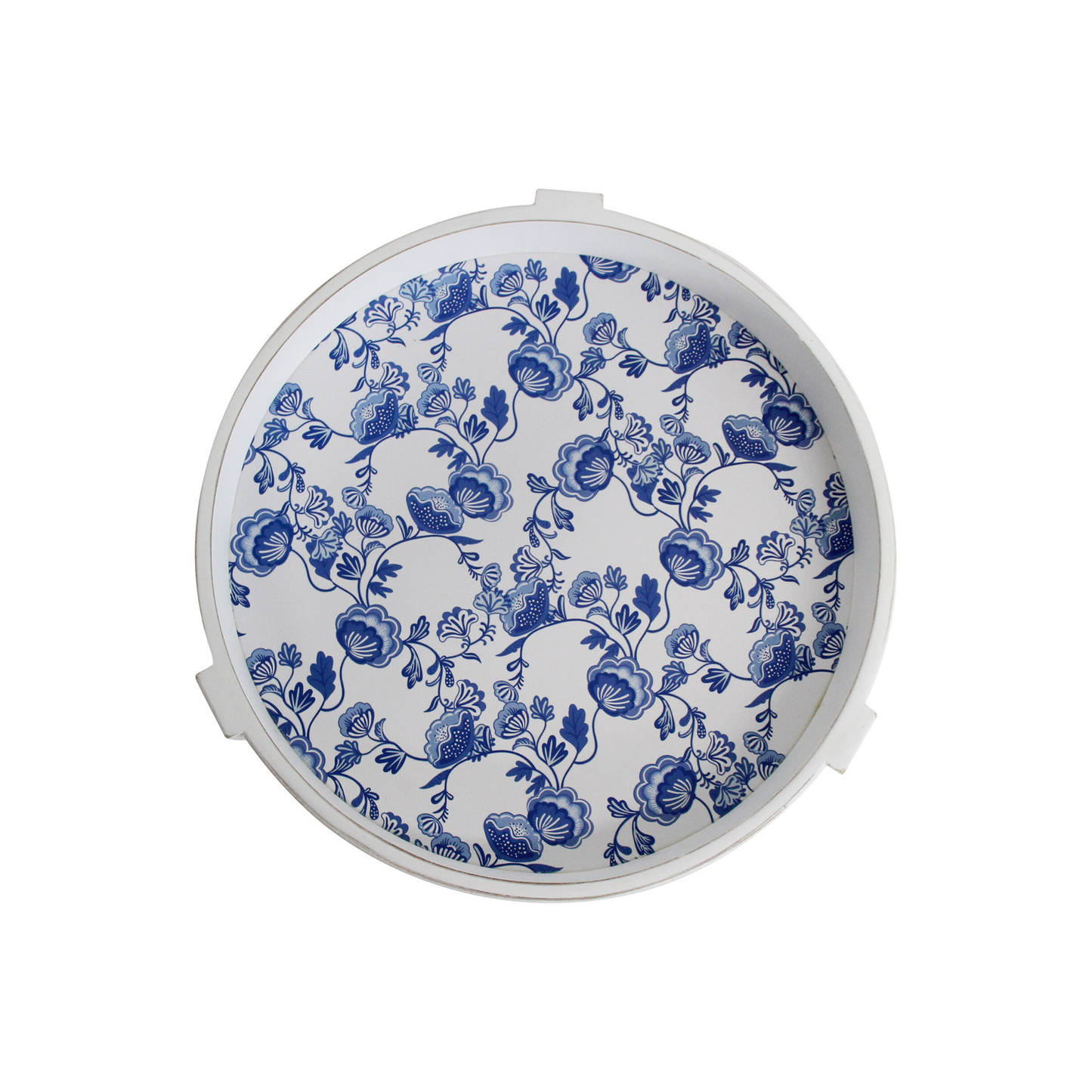 Blue and White Floral Serving/ Serving Decor Tray