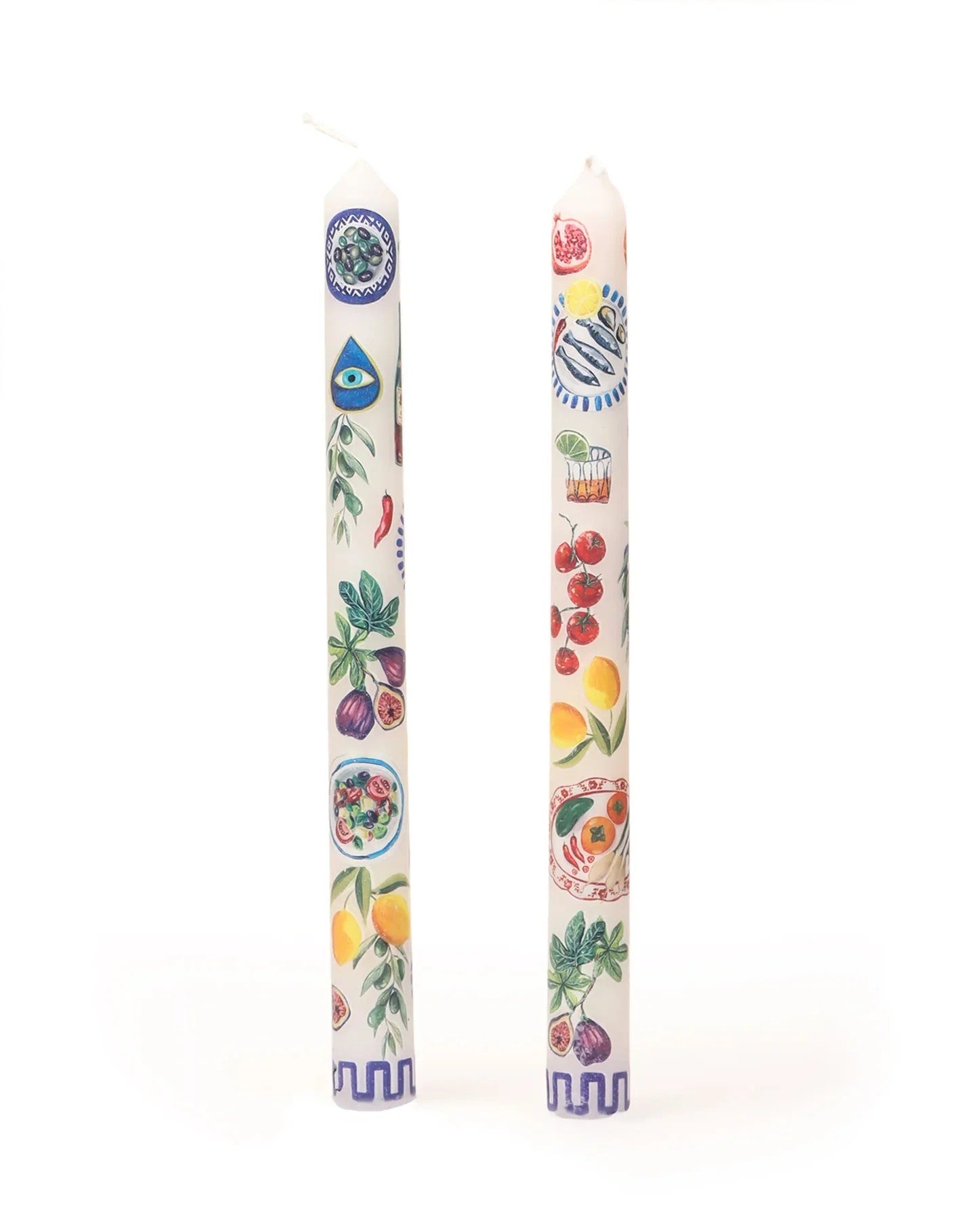 Tapered Candle Set Mediterranean Summer