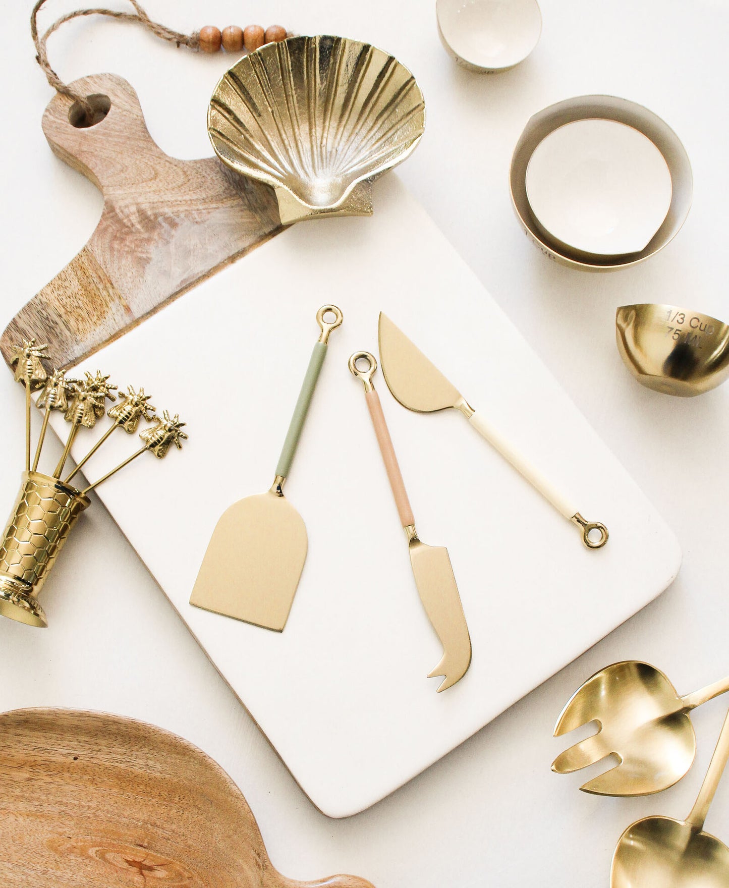 Wood rectangle serving board