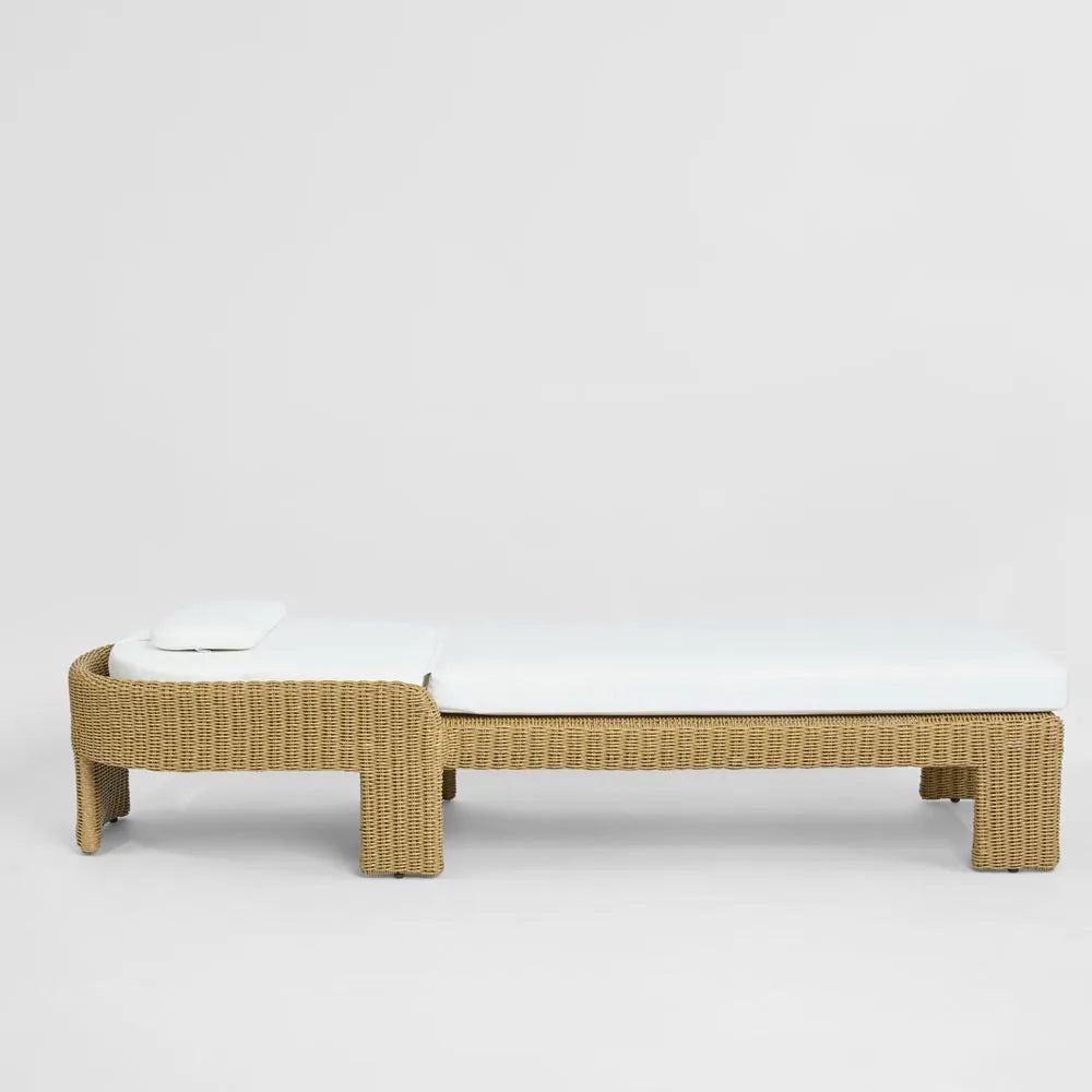 Cassius Outdoor Sunlounge Bed Natural