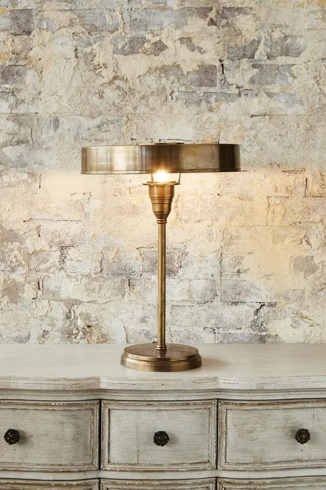 Bankstown Table Lamp Large Antique Brass