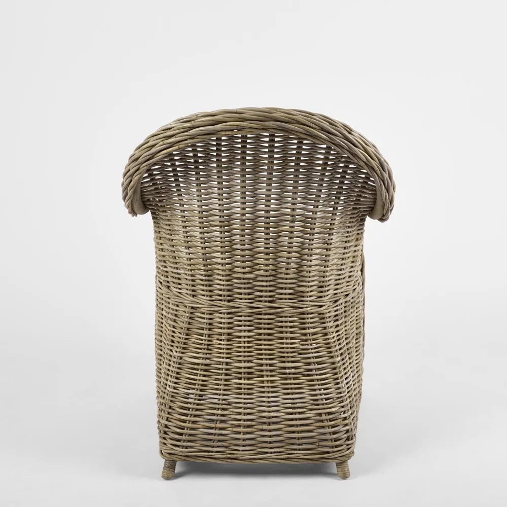 Long Island Wicker ArmChair With Cushion Outdoor Under-Cover PRE- ORDER ETA 27/08/2025