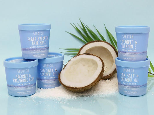 Organik Botanik  Splotch Coarse Body Scrub Tub Sea Salt & Coconut Oil