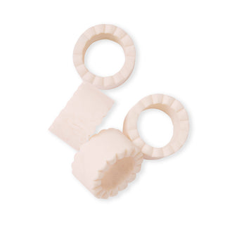 Set /4 Aries Pink Scallop Napkin Ring D5XH3CM