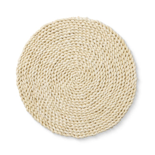 Set/4 Braided Light Natural Placemats 33cm