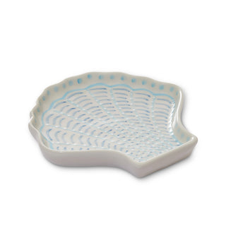 Ceramic Stone Shell Blue Plate
