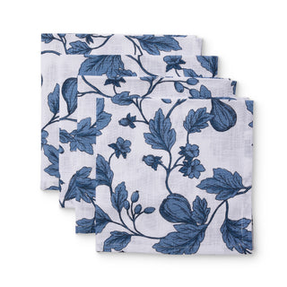 Morgan Cotton Dark Blue Napkins Set/4