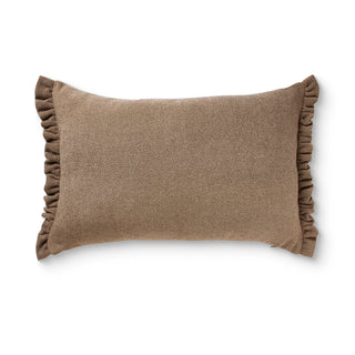 Willa Truffle Frill Cushion 40x60cm