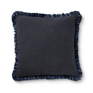 Margot Navy Fringe Cushion 50cm x 50cm