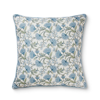 Georgia Blue/Green Reversible Linen Cushion