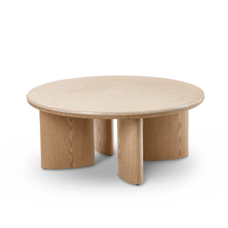 Carlyle Brown Marble Coffee Table 90X37CM