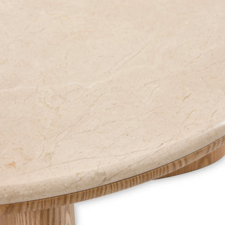 Carlyle Brown Marble Coffee Table 90X37CM