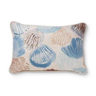 Rockpool Blue Cushion Linen Blend 40x60cm