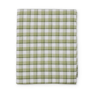 Maldon Green Check Tablecloth 150xm x 250cm