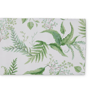 Fern Green/Blue Table Runner 35X200CM