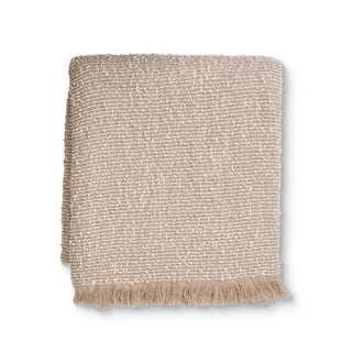 Clara Beige/Cream Textured Throw 160x200cm
