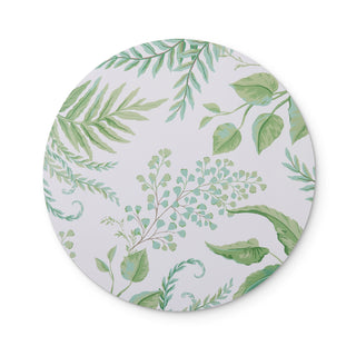 Fern Round Hard Placemat Set 4