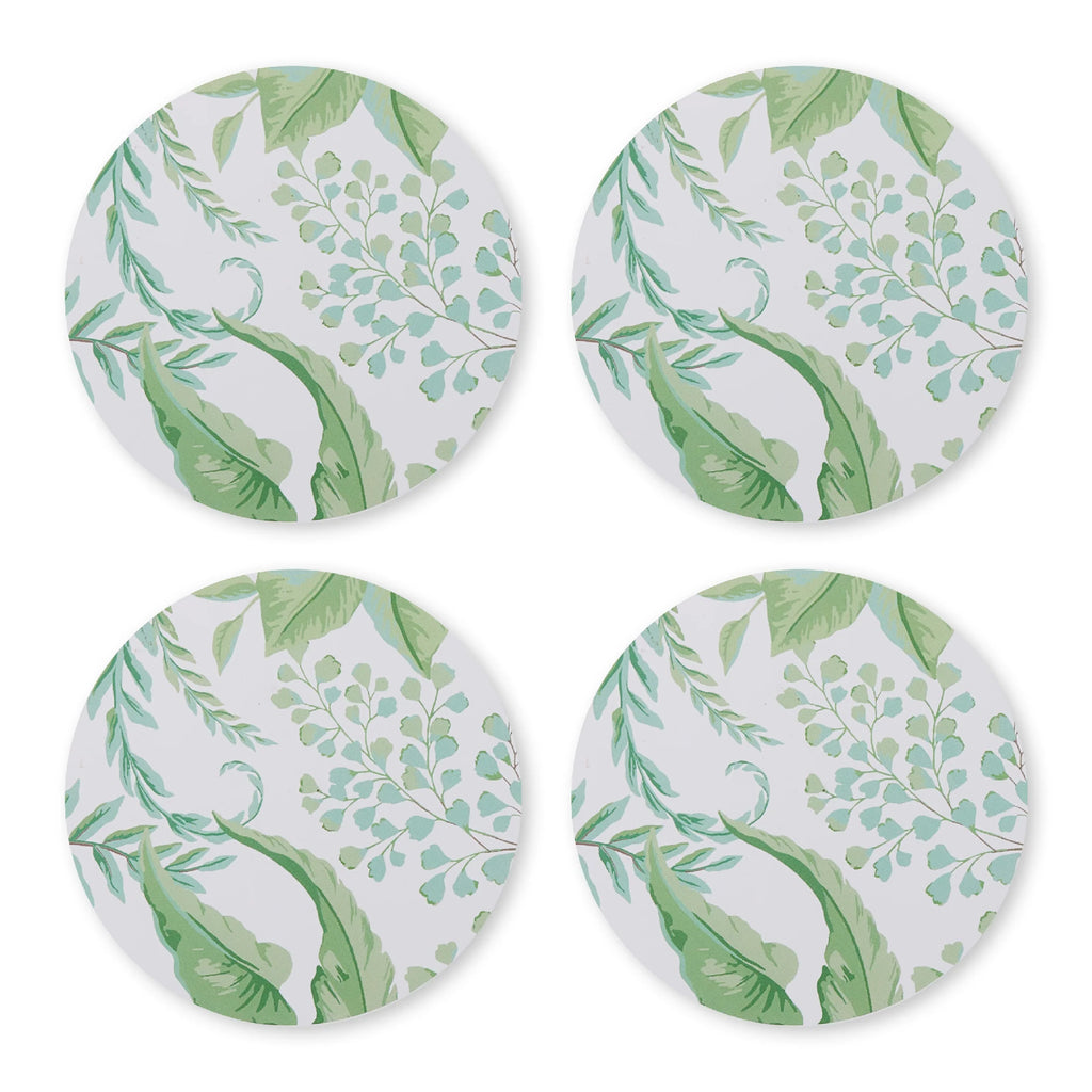 Fern Round Hard Coaster Set 4 – House of Walton