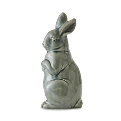 Bunny Sage Green Standing Ceramic Figurine Decor 2X12X27CM