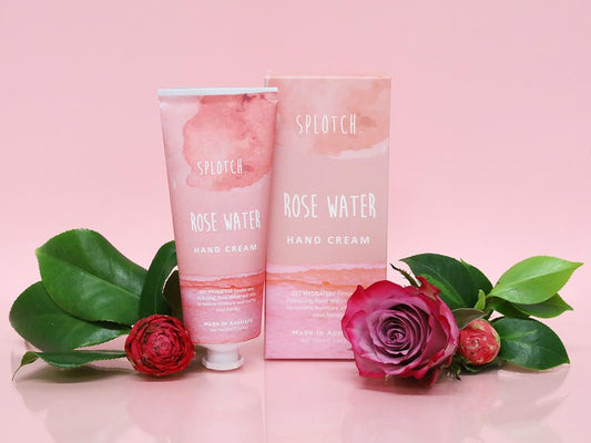 Organik Botanik Splotch 100ml Rose water Boxed Hand Cream Moisturizer