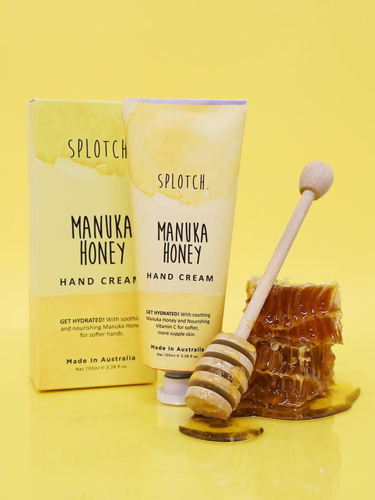 Organik Botanik Splotch 100ml Manuka Honey Boxed Hand Cream Moisturizer