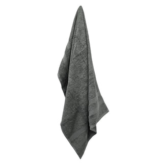 J.Elliot 2 pack Terry Bliss Bath Towels in charcoal