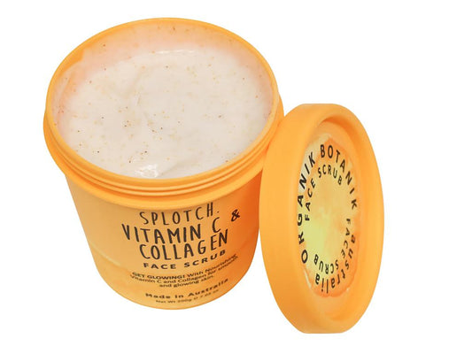 Splotch face scrub tub with vitamin c & collagen