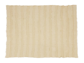 Luxurious Coogee cotton throw blanket white