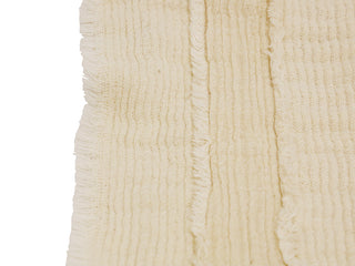 Luxurious Coogee cotton throw blanket white