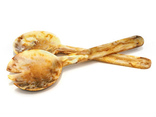S/2 Dino Resin Salad Servers Tortoise