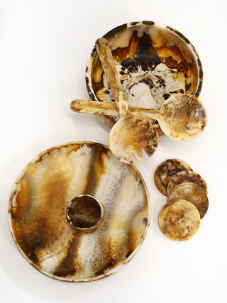 Dino Resin Decor Bowl Tortoise 33X9CM